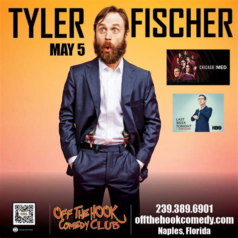 Tyler fischer - Tyler Fischer biography and upcoming performances at selected Improv comedy clubs. Tyler is an actor, stand-up comedian and viral content creator based in NYC. Hehas performed stand-up on America's Got Talent, been a guest star on NBC'sChicago Med, TV Land's YOUNGER and STARTUP on… 